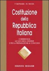 Costituzione della Repubblica italiana. Commentata