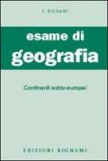Esame di geografia. Continenti extra-europei. 3.