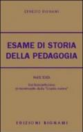 L'esame di storia della pedagogia. 3.