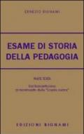 L'esame di storia della pedagogia. 3.