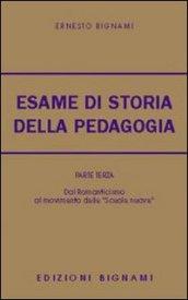 L'esame di storia della pedagogia. 3.