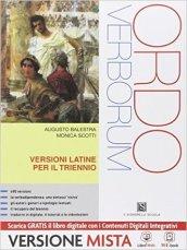 Ordo verborum. Versioni latine per il triennio. Per i Licei. Con e-book. Con espansione online