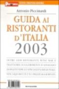 Guida ai ristoranti d'Italia 2003