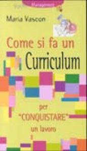 Come si fa un curriculum