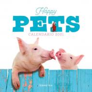 Happy pets. Calendario 2021 da parete (30 x 30)