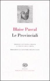 Le Provinciali. Testo francese a fronte