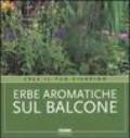 Erbe aromatiche sul balcone