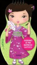 Disegno le mie bambole giapponesi con Akiko. Con adesivi. Ediz. illustrata