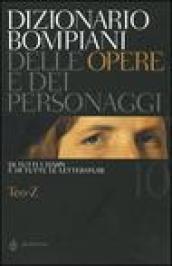 Dizionario Bompiani delle opere e dei personaggi di tutti i tempi e di tutte le letterature: 10