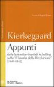 Appunti delle lezioni berlinesi di Schelling sulla «Filosofia della rivelazione» (1841-1842). Testo danese a fronte