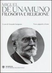 Filosofia e religione. Testo spagnolo a fronte