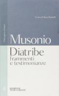 Diatribe, frammenti e testimonianze. Testo greco a fronte