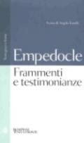 Testimonianze e frammenti. Testo greco a fronte