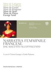 Narrativa femminile francese. Dal Seicento all'Ottocento. Testo francese a fronte