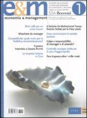 Economia & management. 1.