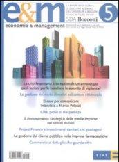 Economia & management. 5.