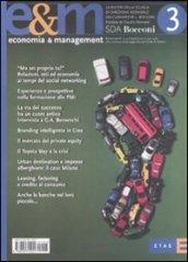 Economia & management. 3.