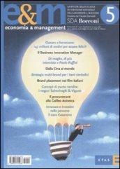 Economia & management. 5.