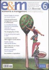 Economia & management. 6.