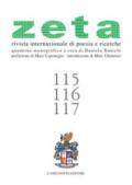 Zeta. Rivista internazionale di poesia e richerche: 115-117