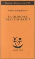 La filosofia delle università