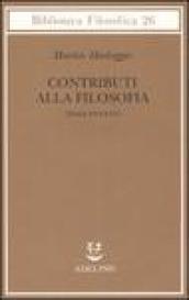 Contributi alla filosofia (Dall'evento)