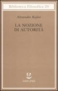 La nozione di Autorit