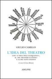 L'idea del theatro. Con «L'idea dell'eloquenza», il «De trasmutatione»e altri testi inediti