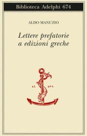 Lettere prefatorie a edizioni greche