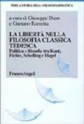 La libertà nella filosofia classica tedesca. Politica e filosofia tra Kant, Fichte, Schelling e Hegel (Storia della filosofia politica)