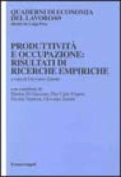 Produttività e occupazione: risultati di ricerche empiriche