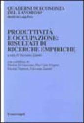 Produttività e occupazione: risultati di ricerche empiriche