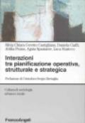 Interazioni tra pianificazione operativa, strutturale e strategica