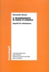 Il trasferimento di ramo d'azienda. Aspetti di valutazione