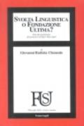 Svolta linguistica o fondazione ultima? Una decostruzione del pensiero di Karl-Otto Apel