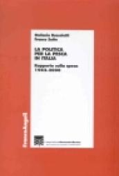 La politica per la pesca in Italia. Rapporto sulla spesa 1982-2000