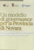 Un modello di governance per la provincia di Novara. Indagine Censis sulle attese degli stakeholders locali