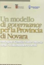 Un modello di governance per la provincia di Novara. Indagine Censis sulle attese degli stakeholders locali