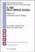 Il fare delle imprese solidali. Rapporto SIS sull'economia sociale in Sardegna