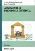 Argomenti di psicologia giuridica