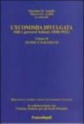 L'economia divulgata. Stili e percorsi italiani (1840-1922)