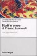 Studi in onore di Franco Leonardi