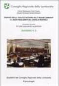 Proposte per lo «Statuto d'Autonomia della Regione Lombardia» e il nuovo regolamento del consiglio regionale. Quaderno. 2.