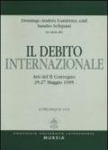 Il debito internazionale. Atti del 2º Convegno (dal 25 al 27 maggio 1995)