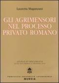 Gli agrimensori nel processo privato romano