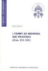 I tempi di nomina dei parroci (can. 522 CIC)