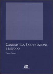 Canonistica, codificazione e metodo