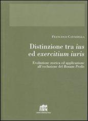 Distinzione tra ius ed exercitium iuris. Evoluzione storica ed applicazione all'esclusione del bonum prolis