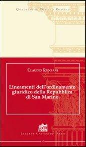 Lineamenti dell'ordinamento giuridico della Repubblica di San Marino