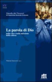 La parola di Dio nella vita e nella missione della Chiesa